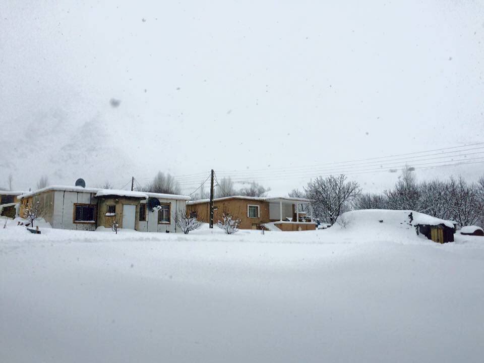 Kurdistan's 2016 bride, blanket of snow